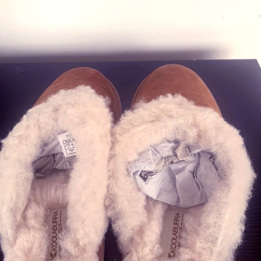 Koolaburra furry ugg slides